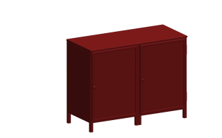 01 Assem 2 vaks Dressoir Mollis 3000