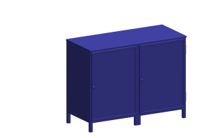 01 Assem 2 vaks Dressoir Mollis 5023