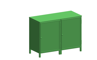 01 Assem 2 vaks Dressoir Mollis 6021