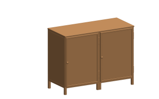 01 Assem 2 vaks Dressoir Mollis 7032