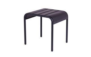 MaximaVida metalen bijzettafel voetenbank zwart